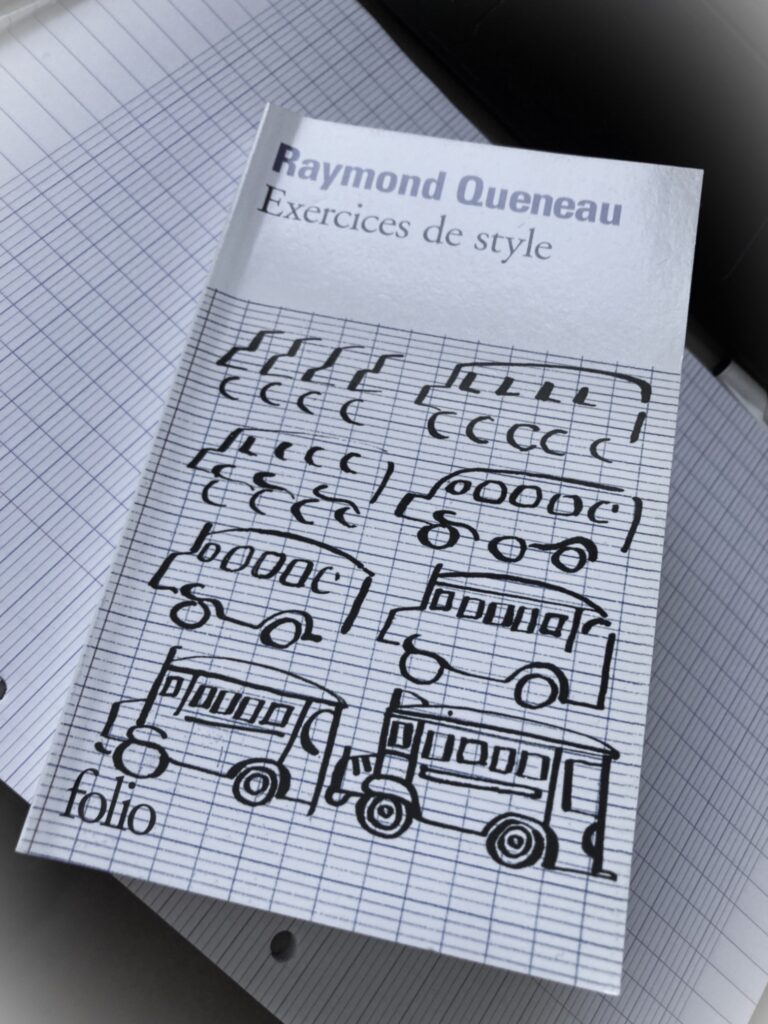 couverture du livre Folio Exercices de style de Raymond Queneau édition 2014 Gallimard